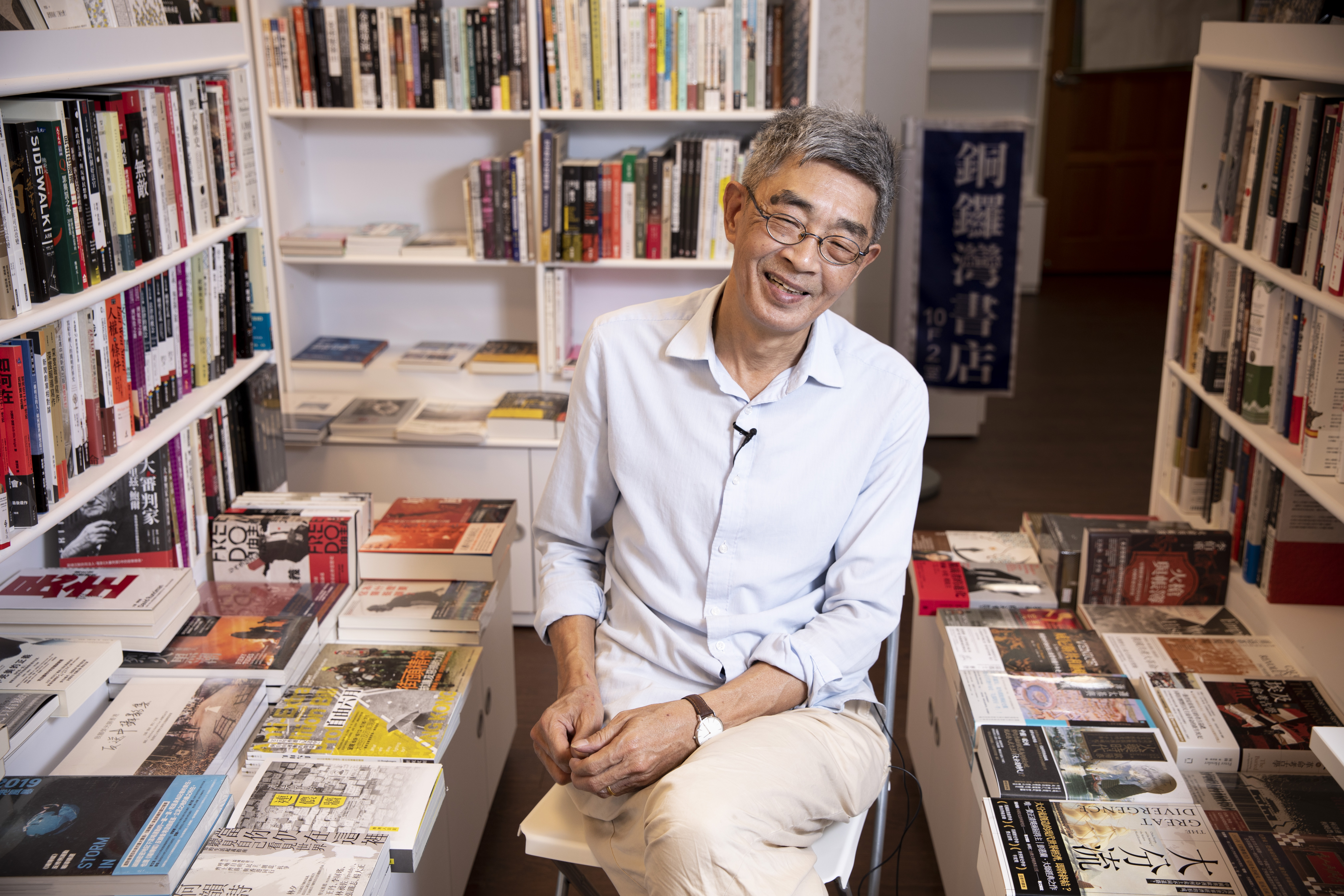 林榮基談起自己曾誤會台灣人詐騙，差點報警，談起自己身為香港人的防衛心，顯得有點不好意思。