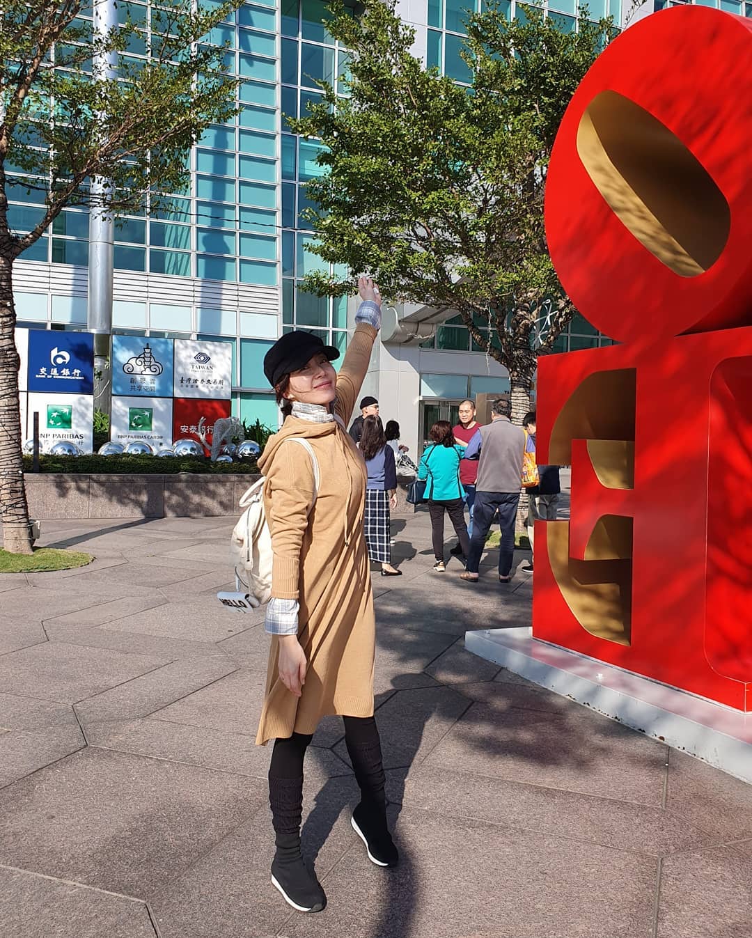 宋玧妸年初曾來台灣觀光,留下不少紀念照片。(翻攝宋玧妸IG)