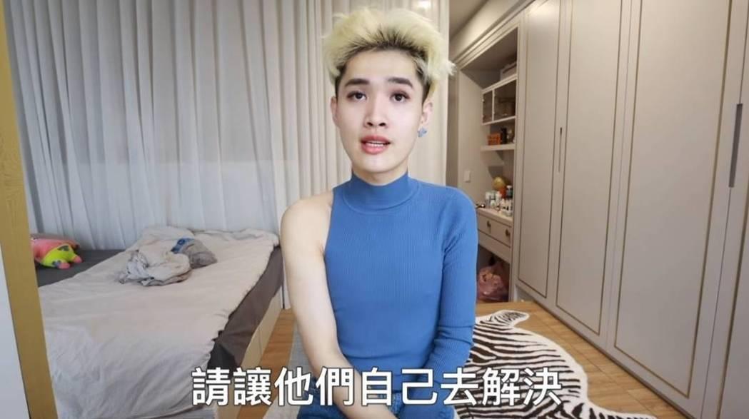 網紅鍾明軒拍影片發表自己想法,就算羅志祥是渣男,那到底關台灣人什麼事?(翻攝自鍾明軒Youtube)