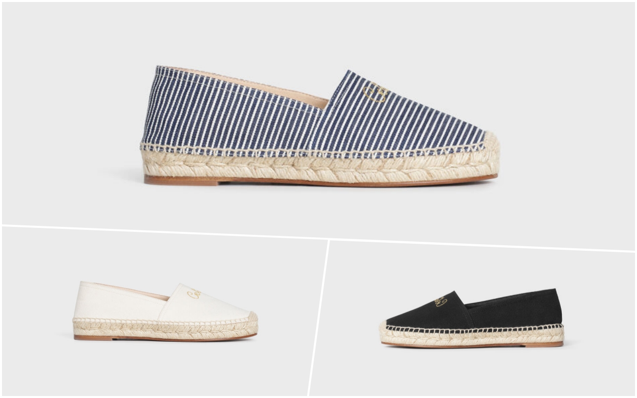 CELINE Taillat草編便鞋充滿70年代休閒度假風情。（CELINE提供）