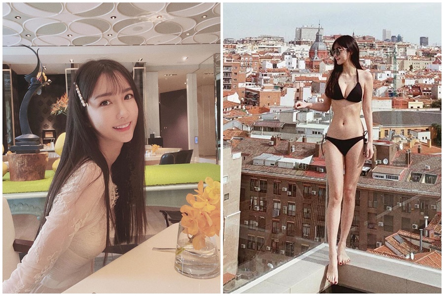 長相甜美的于大夢，曾和小豬交往過一段時間。（翻攝于大夢IG）