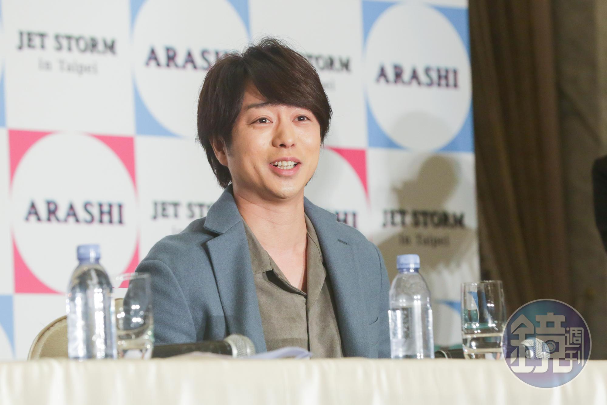 ARASHI嵐成員櫻井翔傳因體溫超標，向電視台告假。