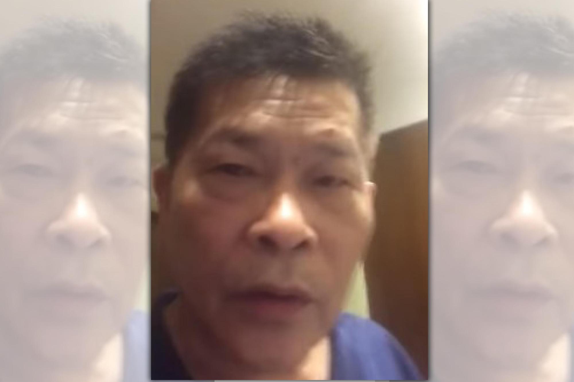 藝人澎恰恰傳遭黑道逼債有意尋短,他28日po出影片向粉絲報平安自清。(翻攝畫面)