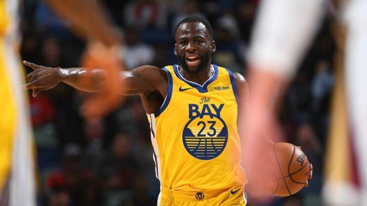 NBA勇士隊前鋒Draymond Green認為,他和Stephen Curry的擋拆組合能摧毀Shaquille O'Neal。(翻攝自勇士隊官網)
