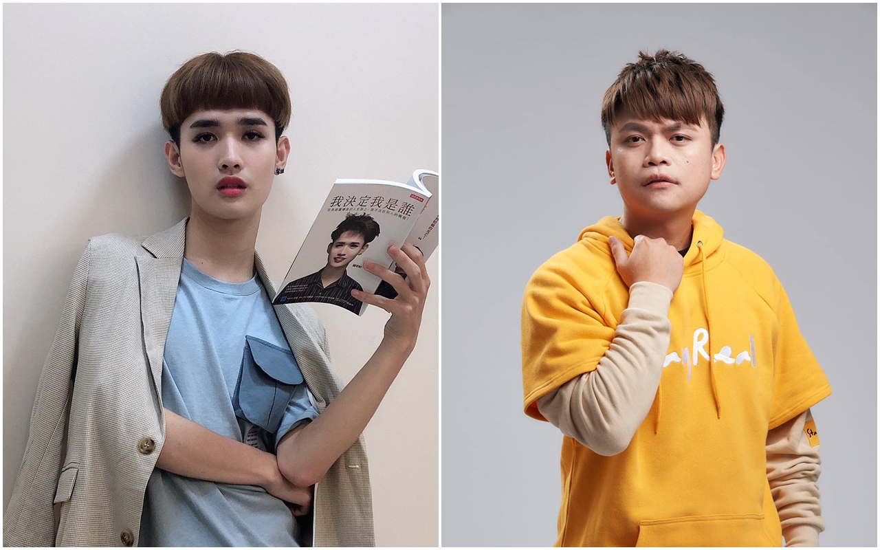 蔡阿嘎（右）在臉書po文，澄清他與鍾明軒（左）沒有心結，而是網友把鯰魚哥誤認為他。（翻攝自鍾明軒／蔡阿嘎臉書）