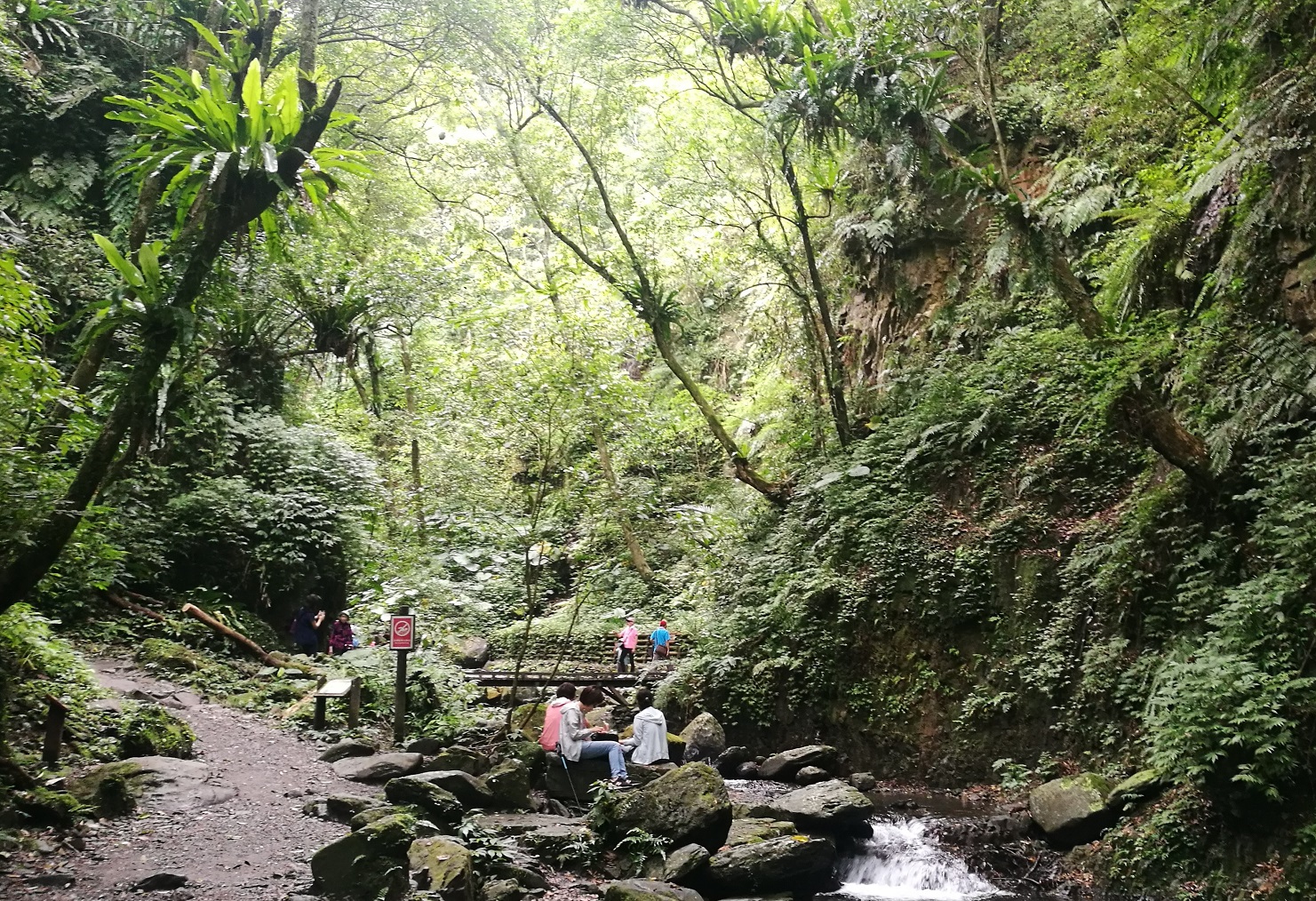 「林美石磐步道」中的U型峽谷，被形容為「宜蘭小太魯閣」。