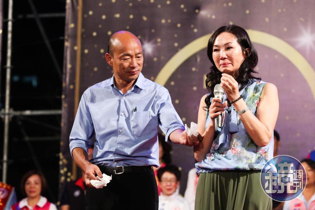 韓國瑜妻子李佳芬遭罷韓團體爆料「干涉選務」,韓國瑜出面回應。
