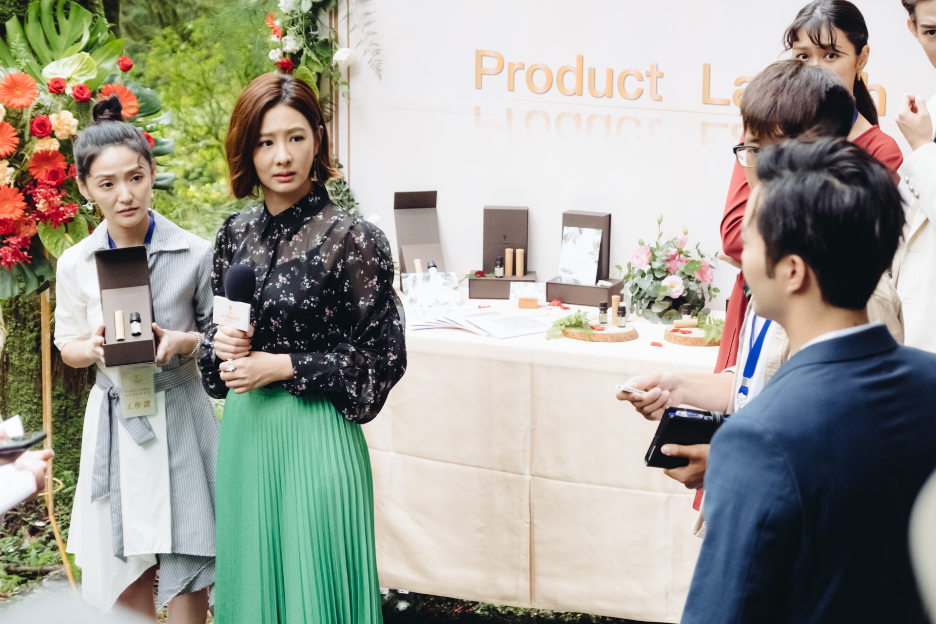 安心亞在《墜愛》演出職場女強人，戲裡戲外剛好暫時都沒有另一半。（TVBS歐銻銻娛樂提供）