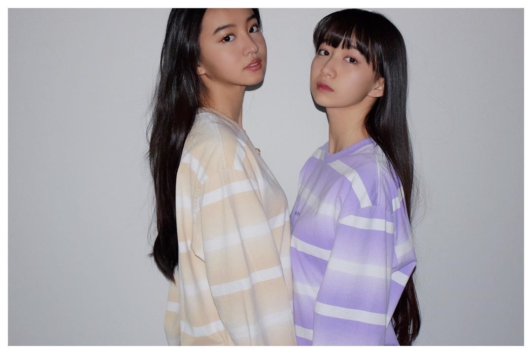 木村心美（右）與木村光希身上的衣服是爸爸木村拓哉買的。（翻攝木村心美IG）