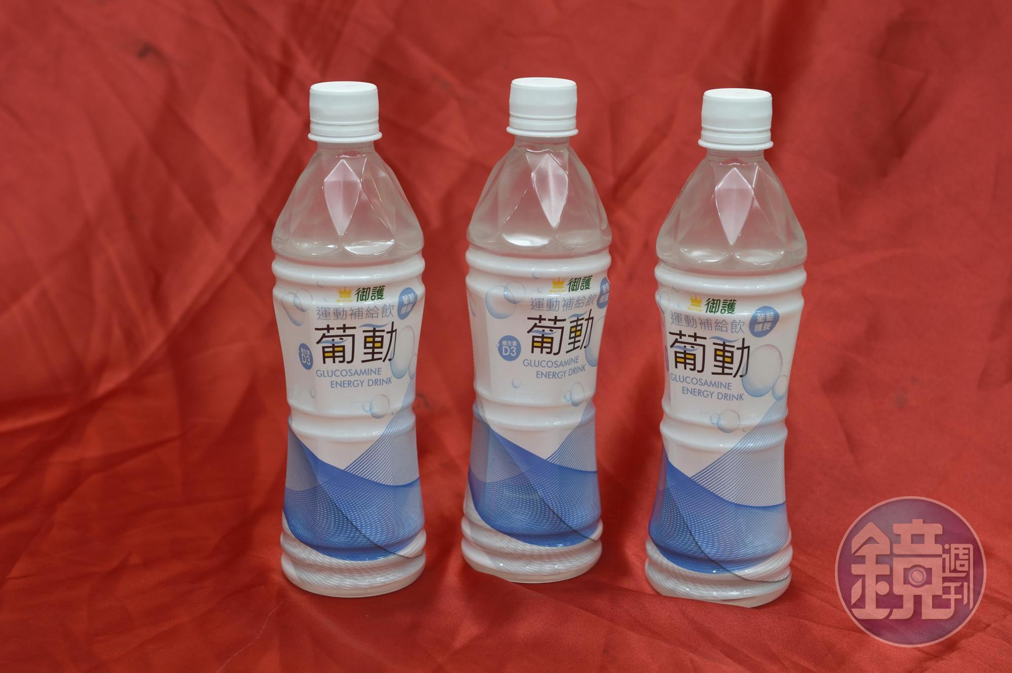 杏一是全台第一家做添加葡萄糖的運動機能飲開發商。（1箱24瓶／540元）