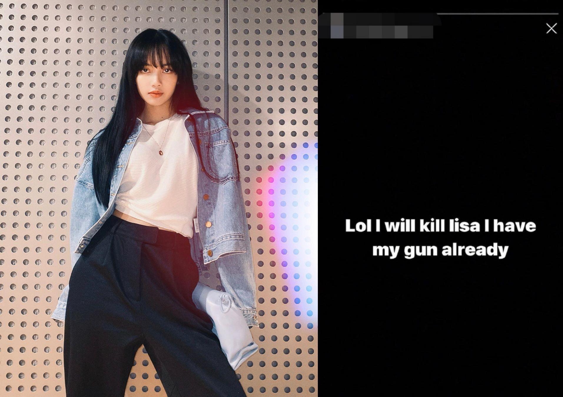 BLACKPINK泰籍成員LISA遭受死亡威脅,粉絲超緊張。(左圖翻攝LISA IG,右圖為網路圖片)