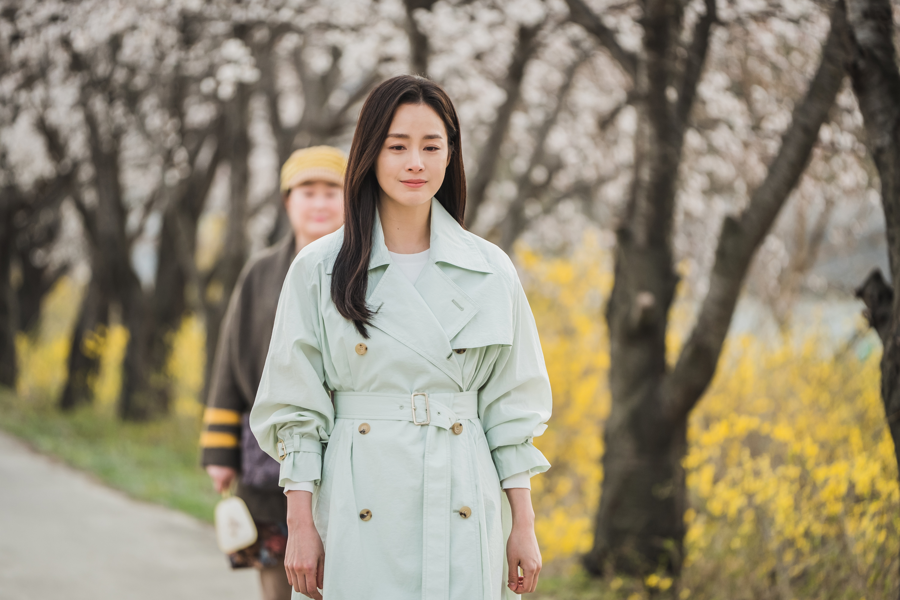 金泰希在《哈囉掰掰，我是鬼媽媽》詮釋媽媽角色，引起許多觀眾共鳴。（Netflix提供）