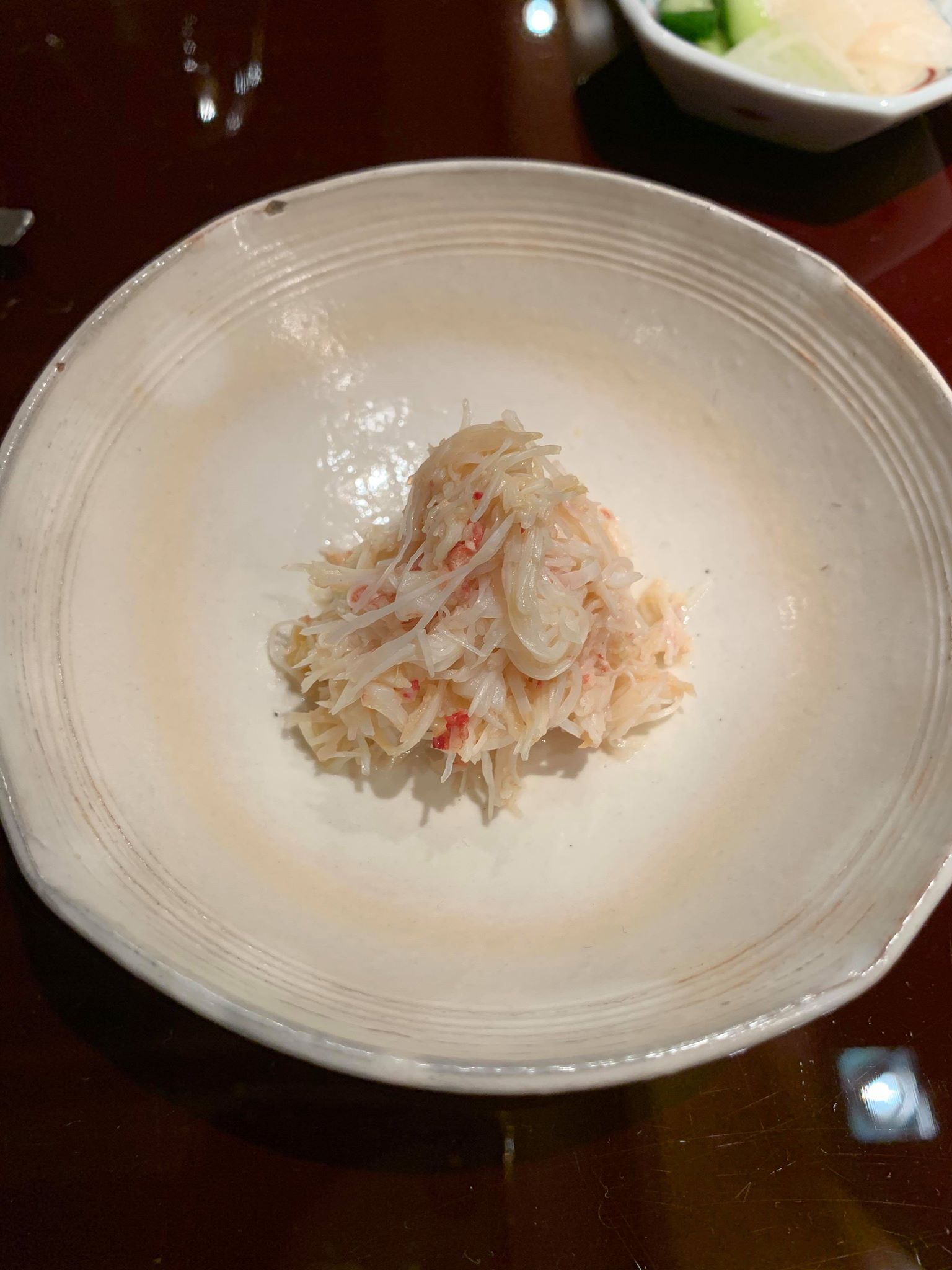 蟹肉拆出，甜度很高。