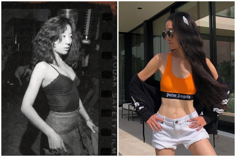 婚紗女王Vera Wang近日在Instagram上PO出自己的生活照與40多年前的舊照。（翻攝自verawanggang Instagram）