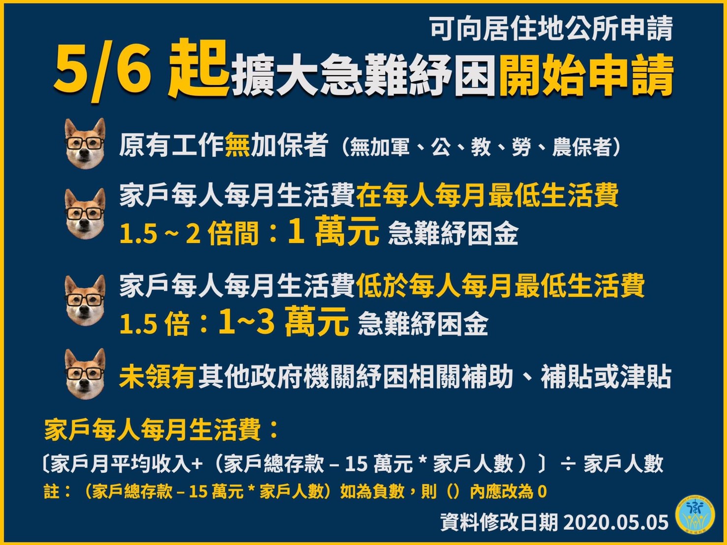 明日起民眾可開始申請紓困金。(中央流行疫情指揮中心提供)