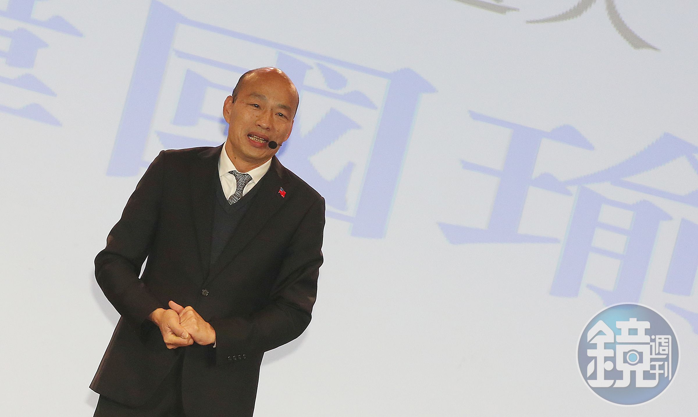 韓國瑜提出的答辯書全長5,600多字，共提出15項政績。圖為資料照。