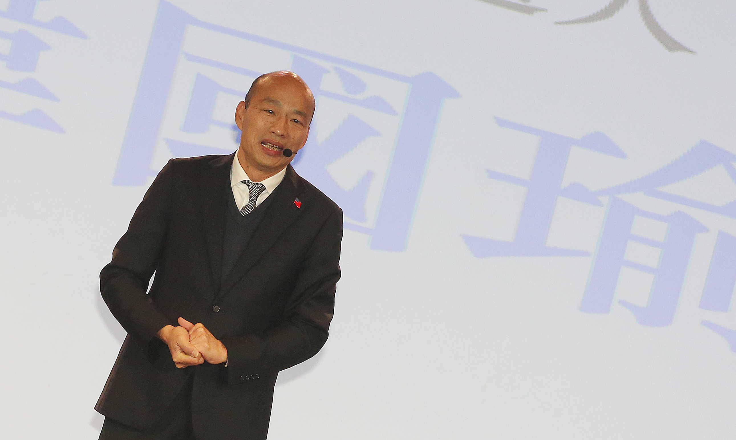 韓國瑜提出的答辯書全長5,600多字，共提出15項政績。圖為資料照。