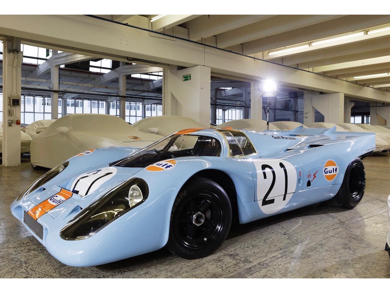 電影《極速狂飆》(Le Mans)中主角所駕駛的Porsche 917 KH。