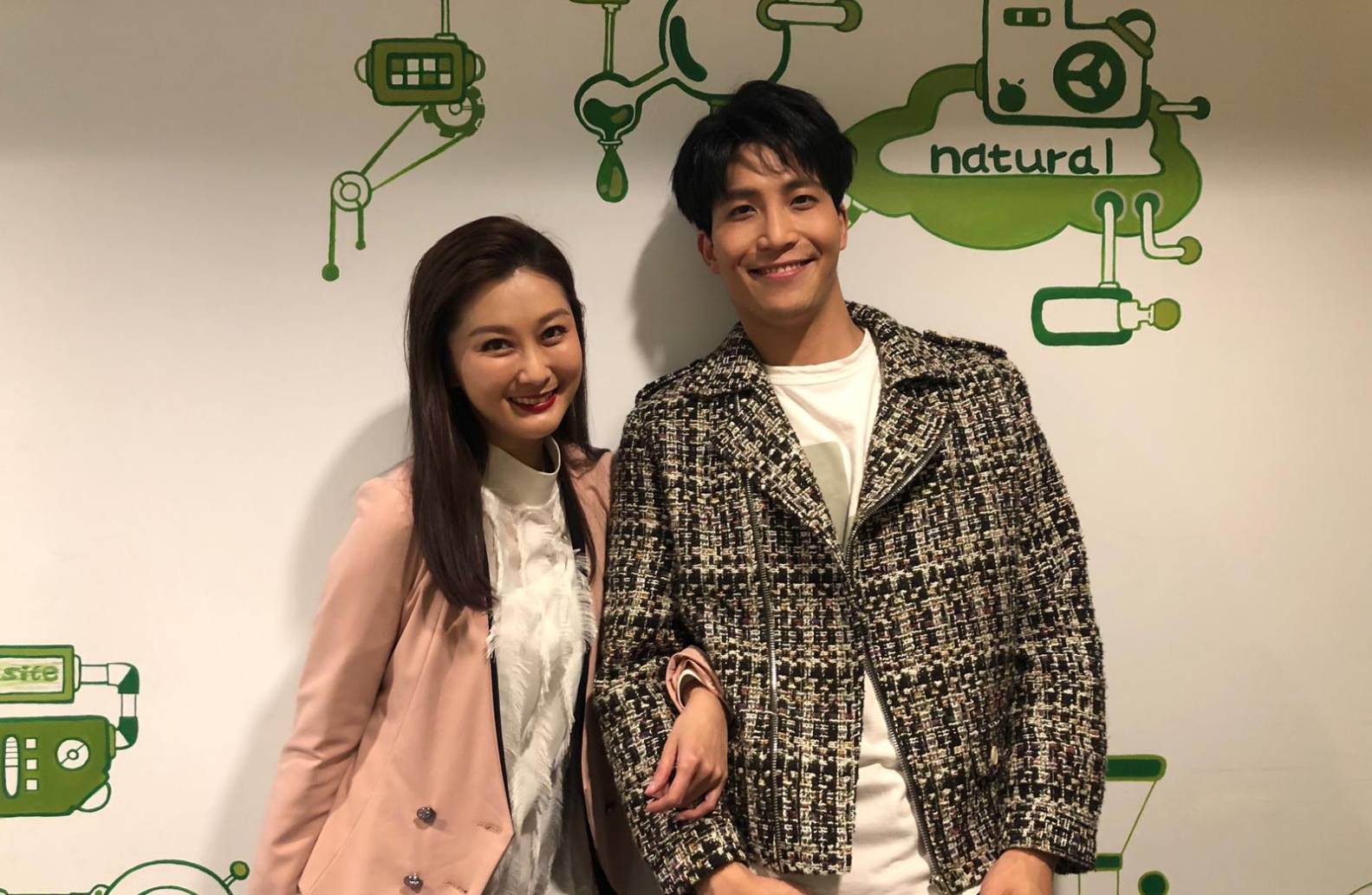 吳翔震和陳珮琪合作，獲得不少新鮮經驗。（經紀人提供）