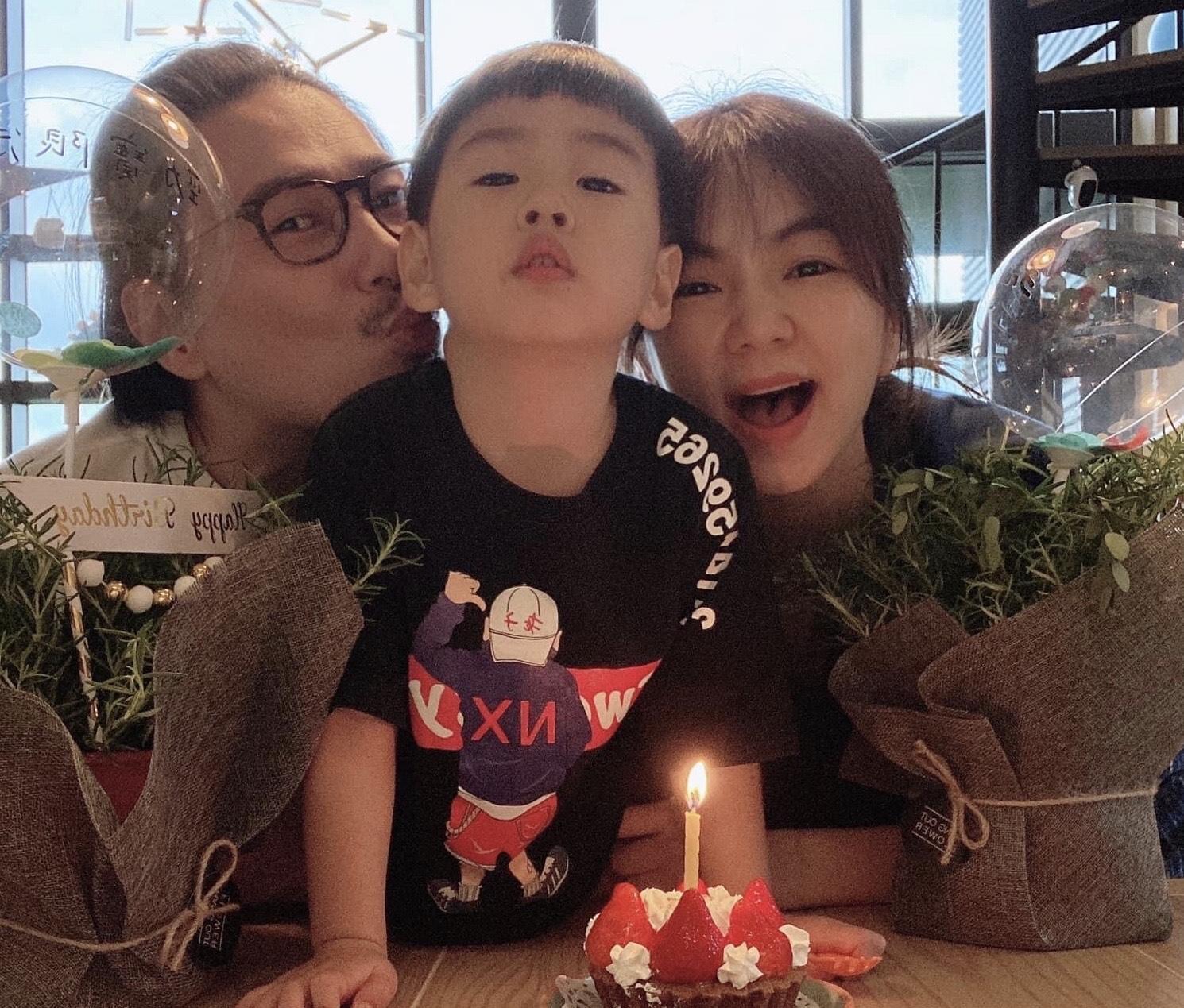 Ella與賴斯翔結婚8年育有一子「勁寶」。(翻攝自Ella臉書)