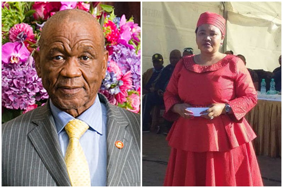 賴索托現任總理夫人馬賽亞（右圖）被控買凶謀殺前總理夫人，現任總理湯瑪斯塔巴內（左圖）也被列入共同嫌犯。（右圖翻攝自Maesaiah Thabane Trust Fund臉書、左圖Wiki）