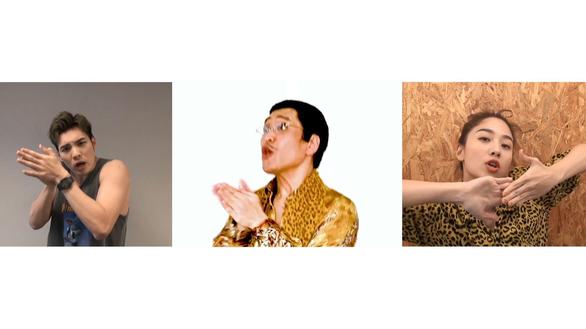 日本歌手PIKO太郎將〈PPAP〉重新製作為2020年的洗手舞版本〈PPAP-2020-〉。(愛貝克斯提供)