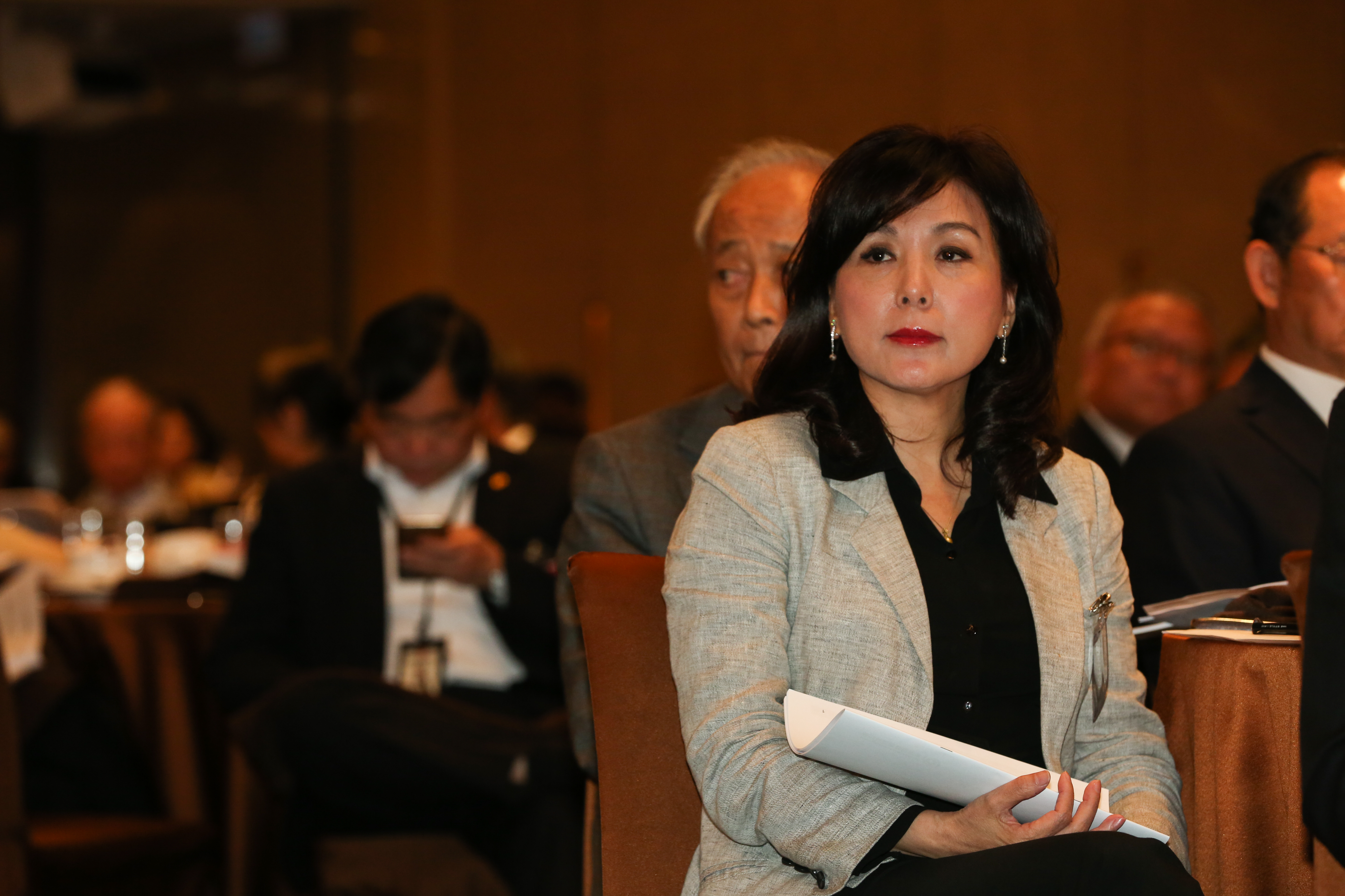 新光金改選董監事，獨董李勝彥不滿李紀珠（圖）續任董事兩人互槓。圖為資料照。