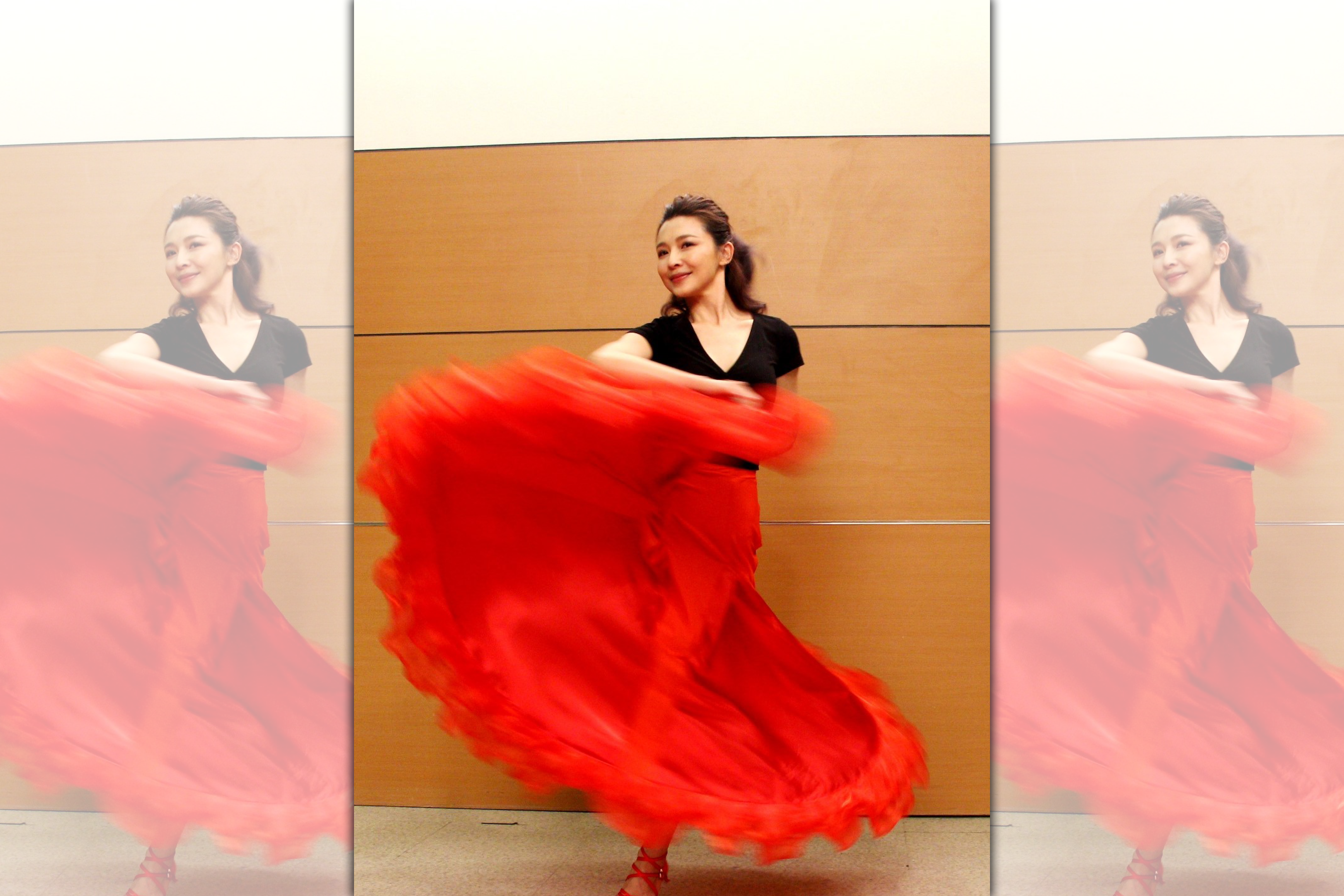 吳婉君為戲苦練佛朗明哥舞。（三立提供）