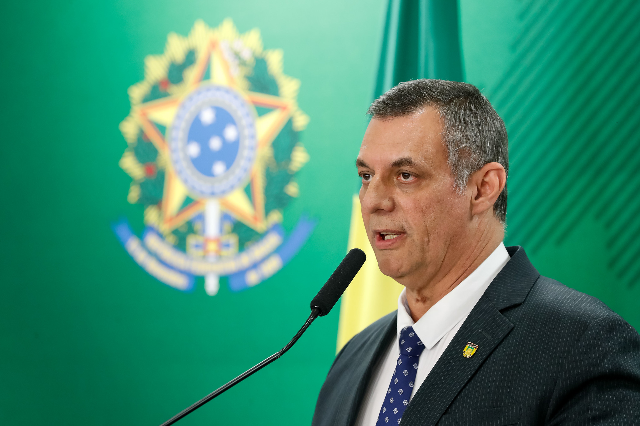 巴西總統發言人巴羅斯（Otavio do Rego Barros）確診新冠肺炎。（取自Flickr：Palácio do Planalto）