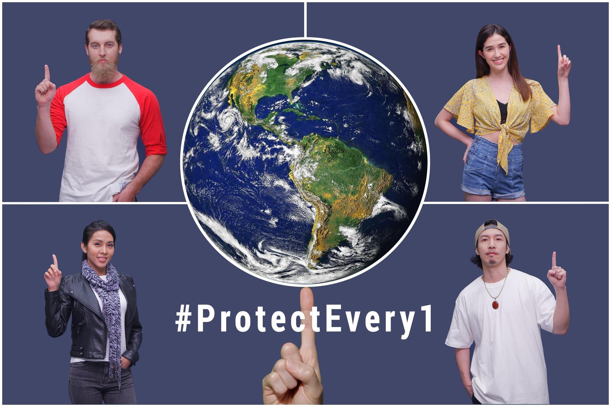 看見台灣基金會及溫世仁文教基金會發布防疫影片「Protect Every1」，籲全世界齊心抗擊病毒。（溫世仁文教基金會提供）