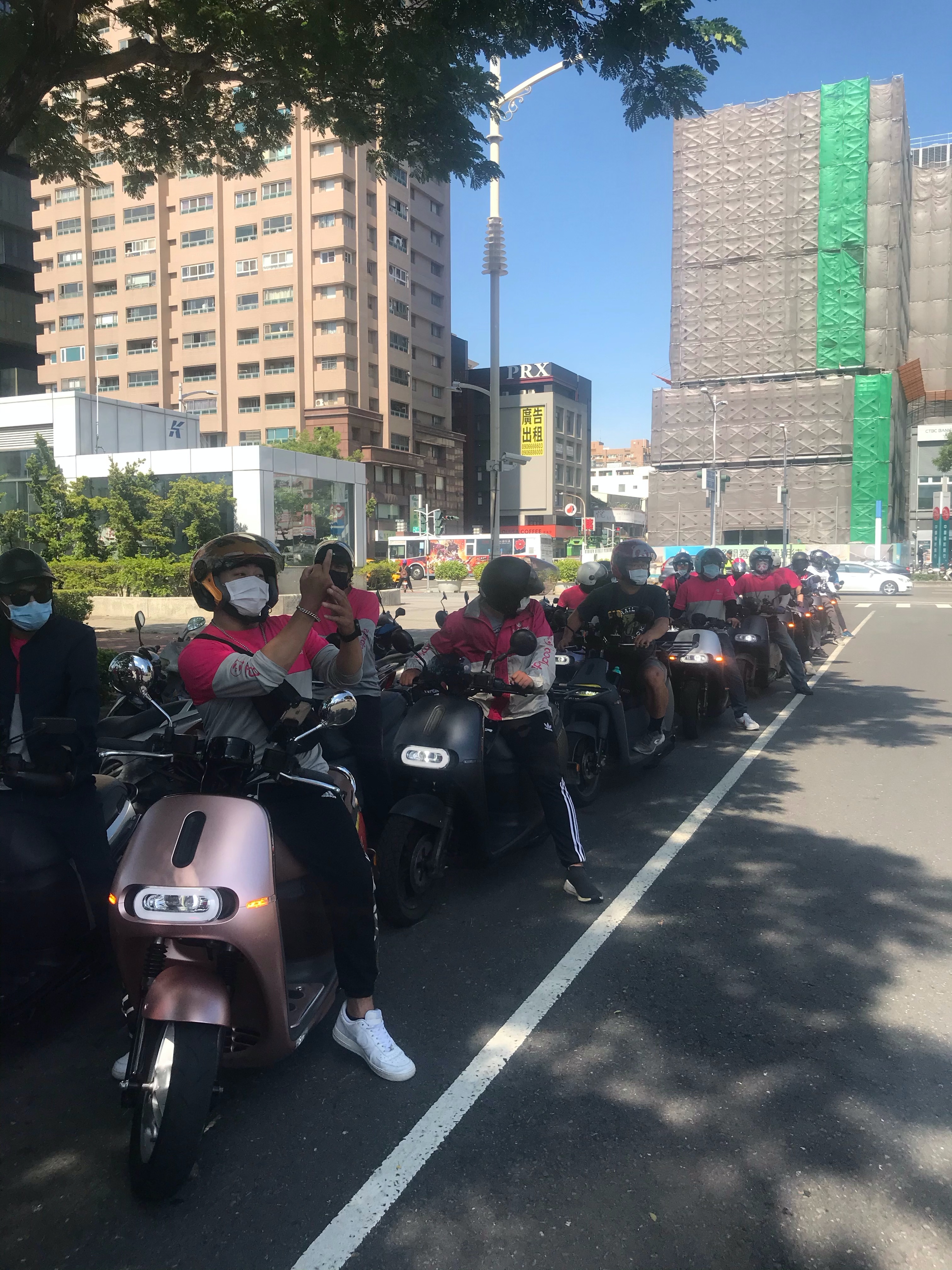 Gogoro業者未出面與抗議車主溝通,車主揚言不排除再上街抗議。(讀者提供)