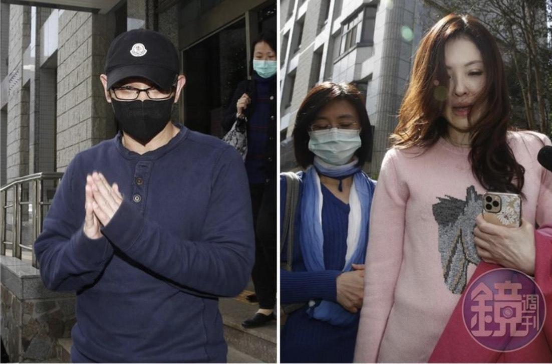 何如芸正與王敏錡打離婚官司。