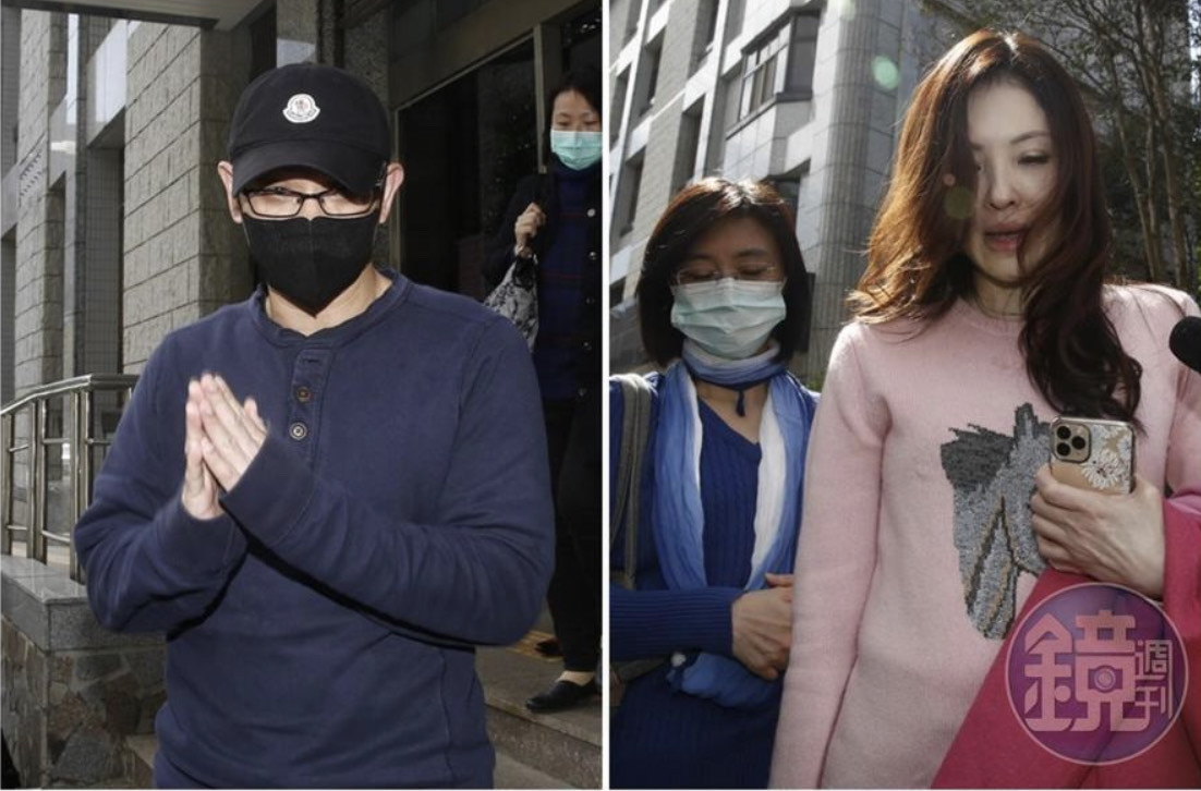何如芸正與王敏錡打離婚官司。