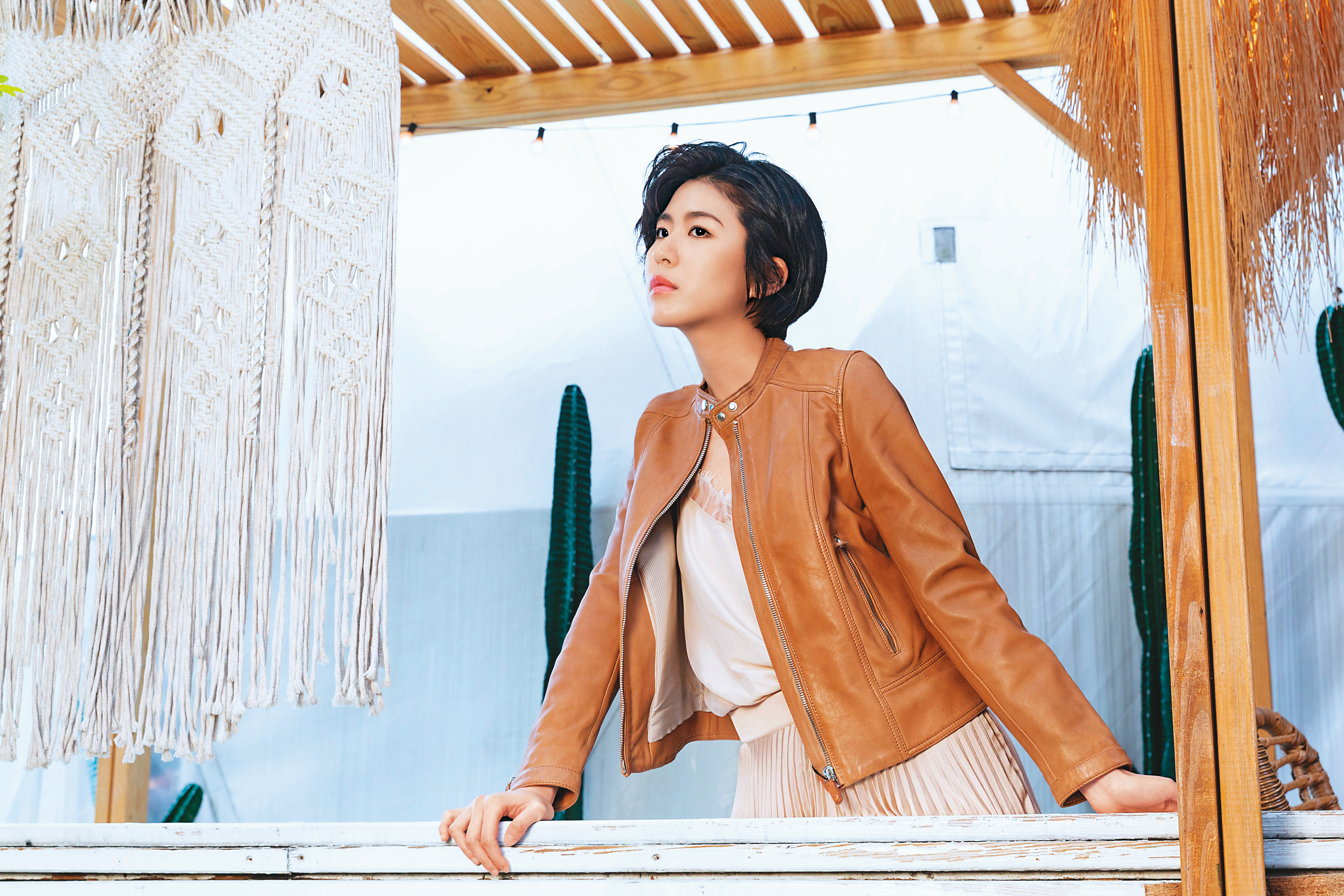 陳璇頂著「星二代」光環勇闖演藝圈，戰戰兢兢就怕丟老爸龍劭華的臉。