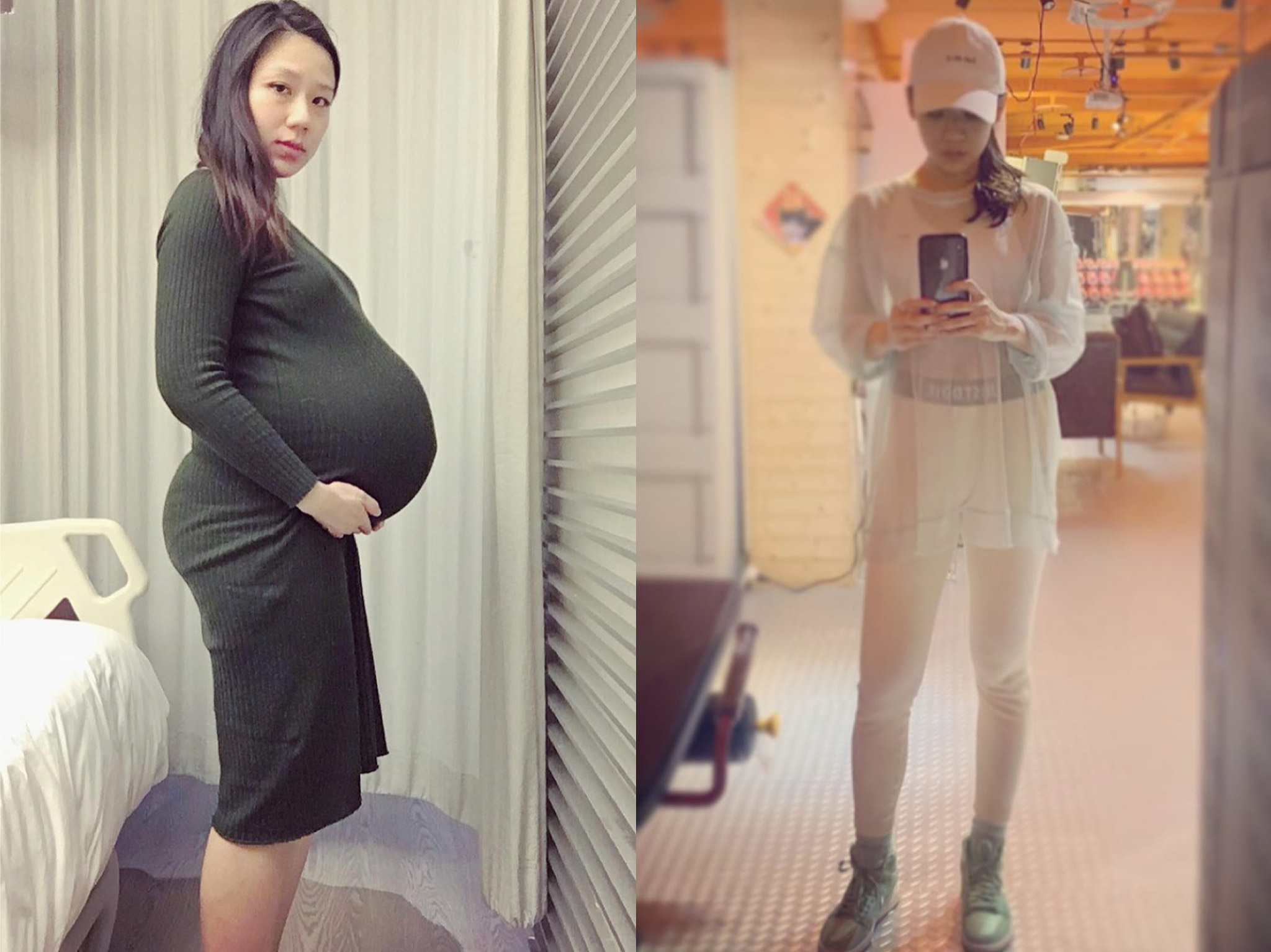 馬俊麟老婆梁敏婷產前體重83公斤、體脂高達29,如今體脂已降到22。(翻攝自梁敏婷IG)