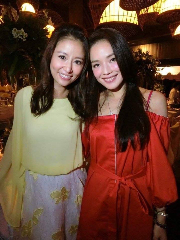 林心如、舒淇因簽給同一家模特兒經紀公司而相識。(翻攝林心如臉書)