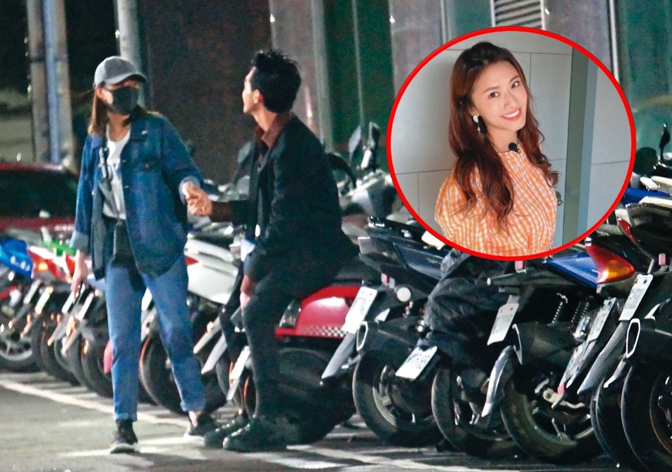 謝睿宸（右）花名在外，2018年被拍到與現任女友妞妞（左）在暗巷親熱，而妞妞更為了他狠甩小鬼黃鴻升。