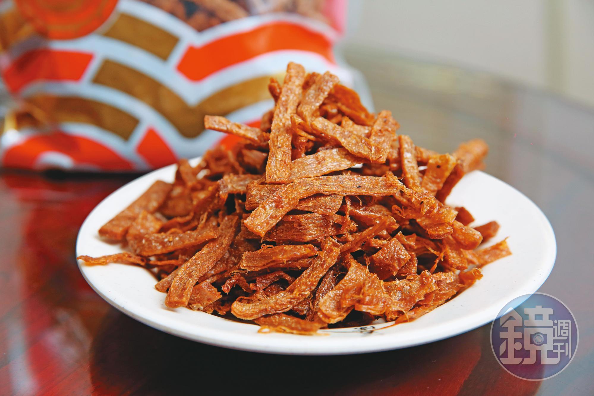 素蹄筋是謝奇峯第一個推出的素食產品,問世便熱賣至今。(240元/3包)