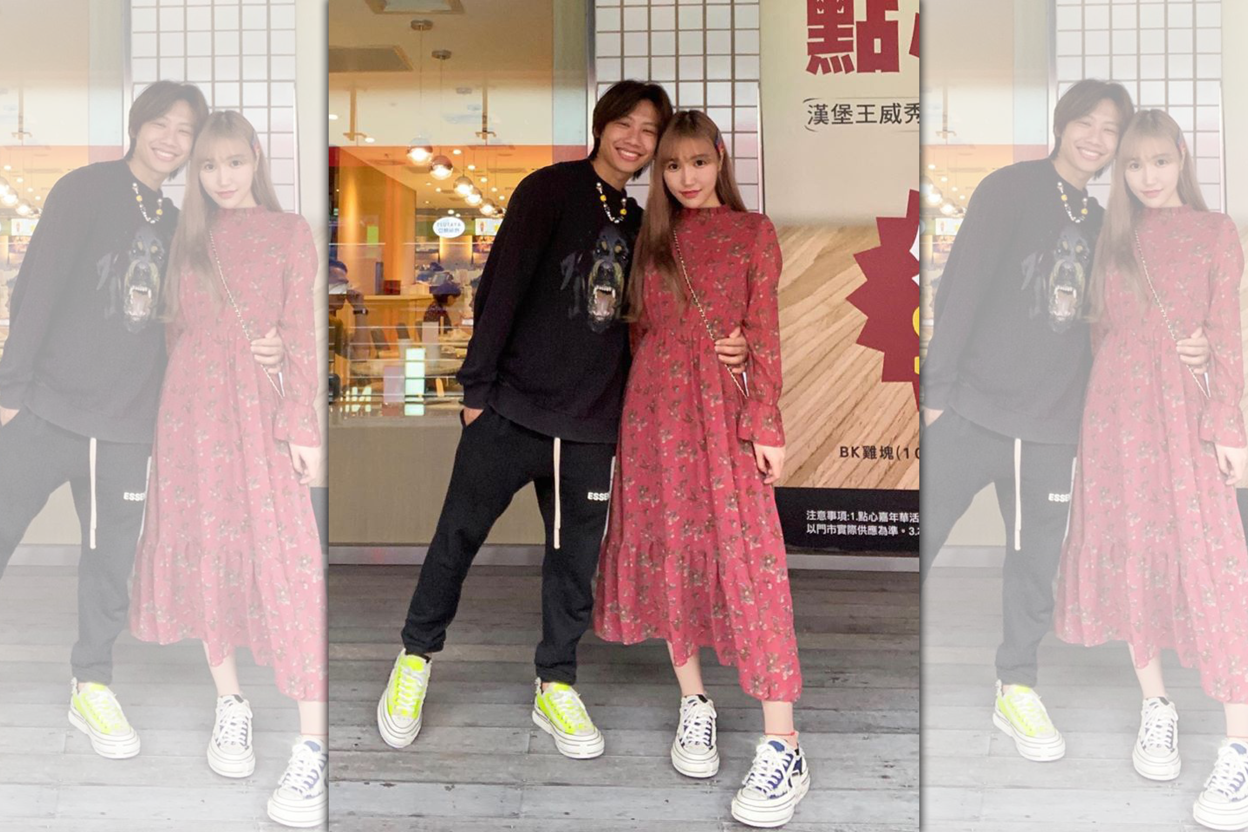 尼克和Ashly日前在影片中透露曾有過一段生活貧困的日子。（翻攝自尼克臉書）