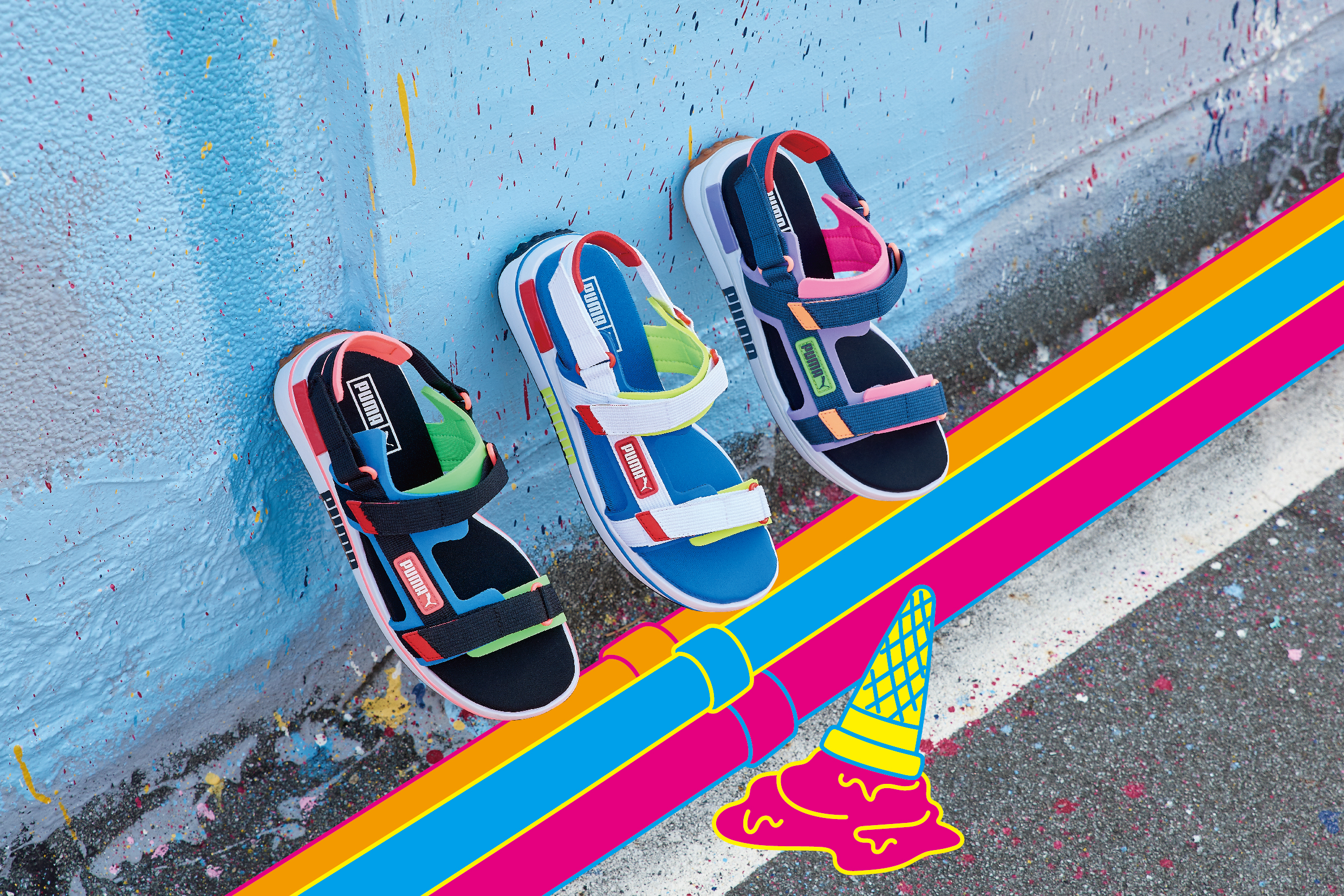 PUMA Future Rider Sandal。各NT$2,480。（PUMA提供）