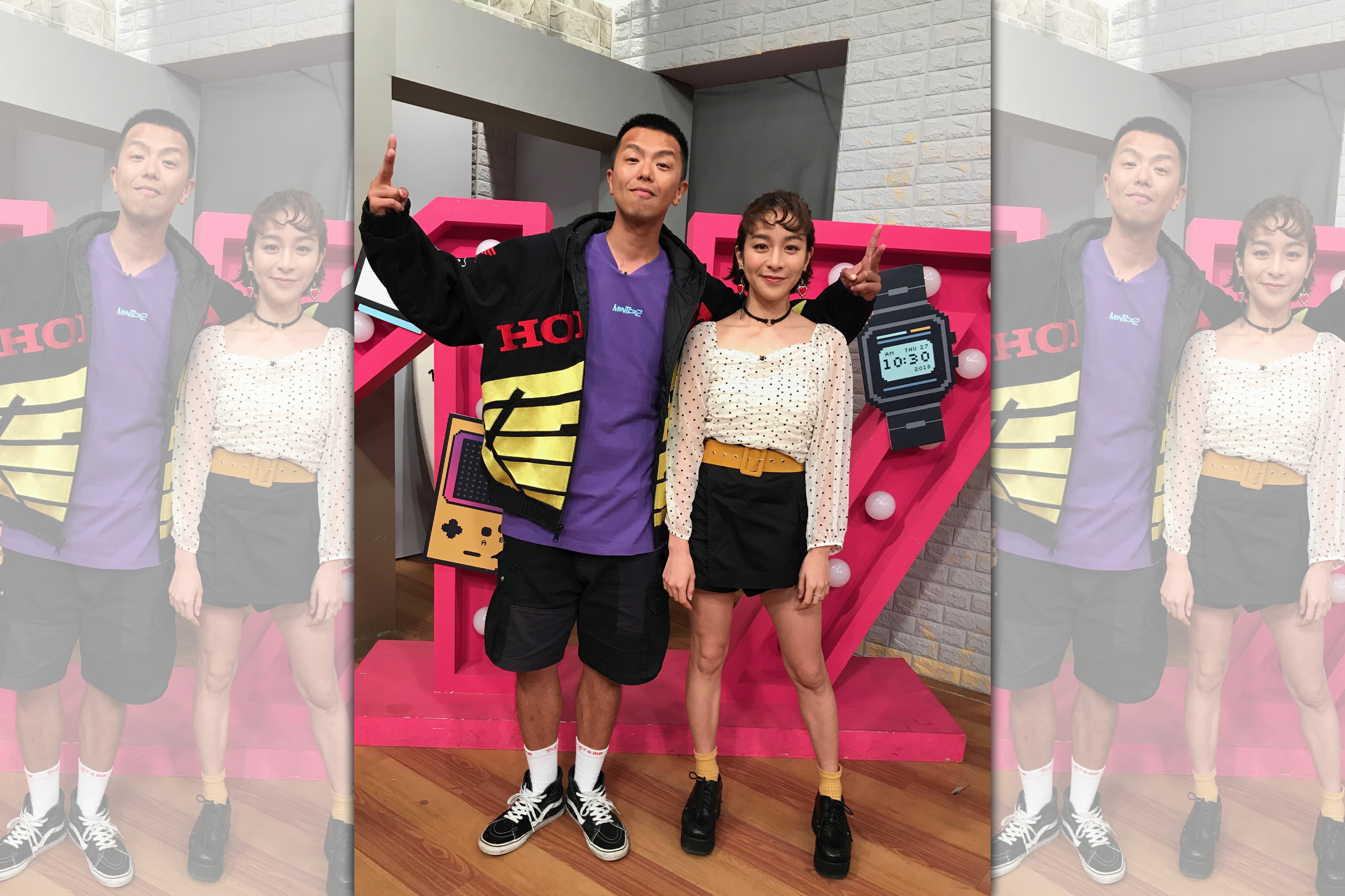 「小鬼」黃鴻升與凱莉搭檔主持《趣你的娛樂》6個月後即將收攤。（趣你的娛樂提供）