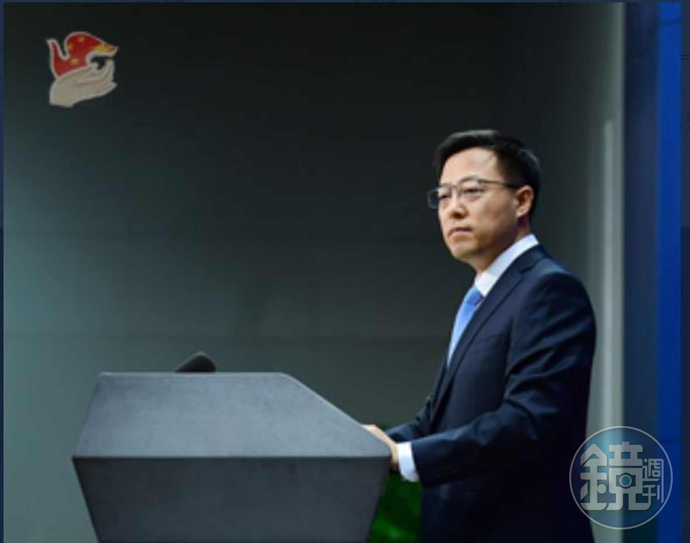 中國外交部發言人趙立堅堪稱是最具代表性的新一代戰狼外交官。（翻攝人民網）
