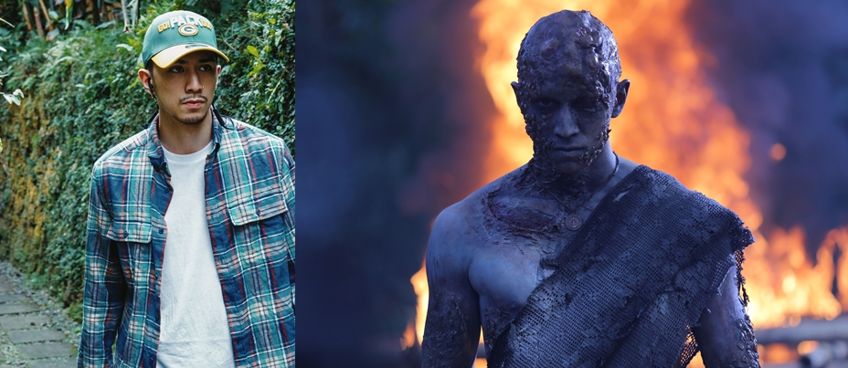 Timethai本尊與鬼僧造型差異甚大，為了演出每次都要花上幾小時化妝。（翻攝自Timethai臉書、威視提供）