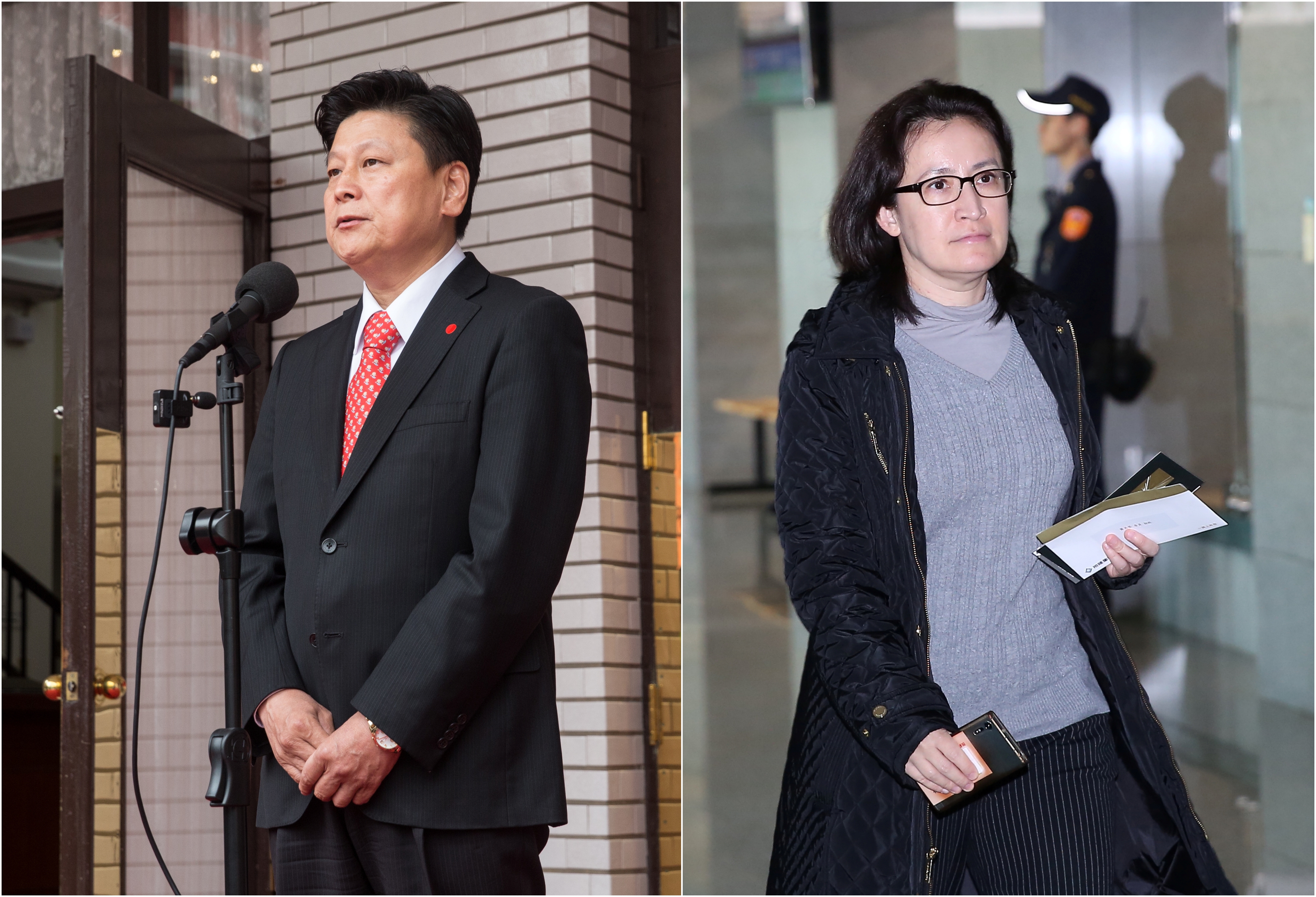 立委傅崐萁（左）被判刑定讞將入獄，外界好奇蕭美琴（右）是否有望重回立院。（本刊資料照）