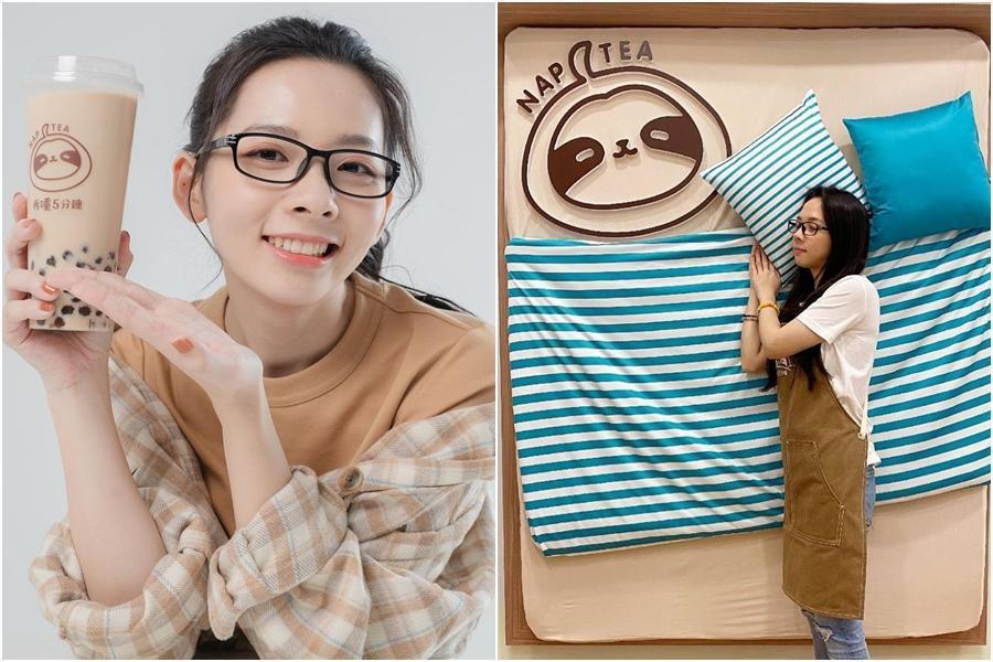 滴妹的手搖飲品牌「再睡5分鐘」突破單日1,000杯的目標，霸氣宣布店休一天。（翻攝自滴妹IG）