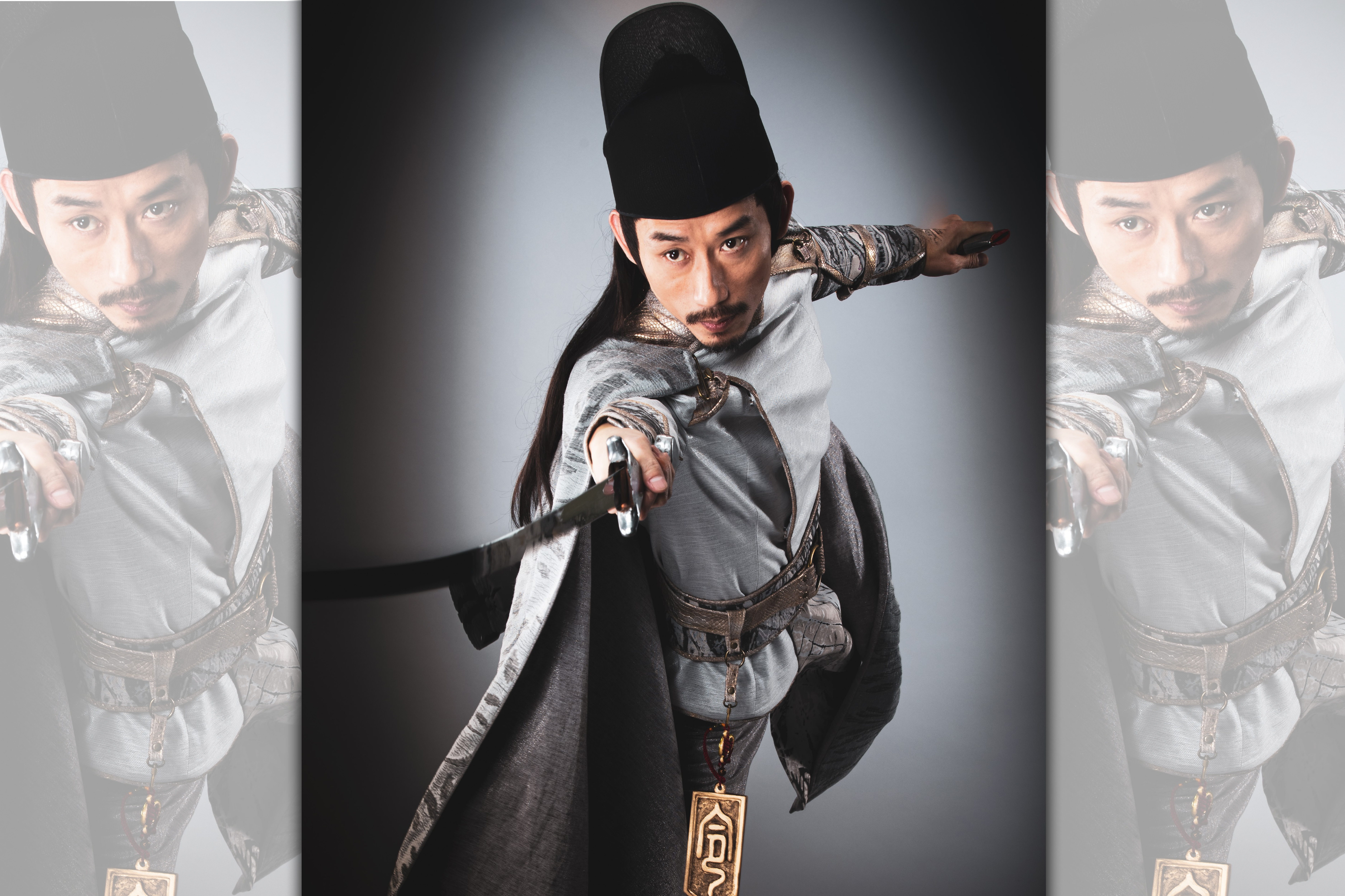 陳竹昇首度參與歌仔戲演出，感到十分有趣。（民視提供）