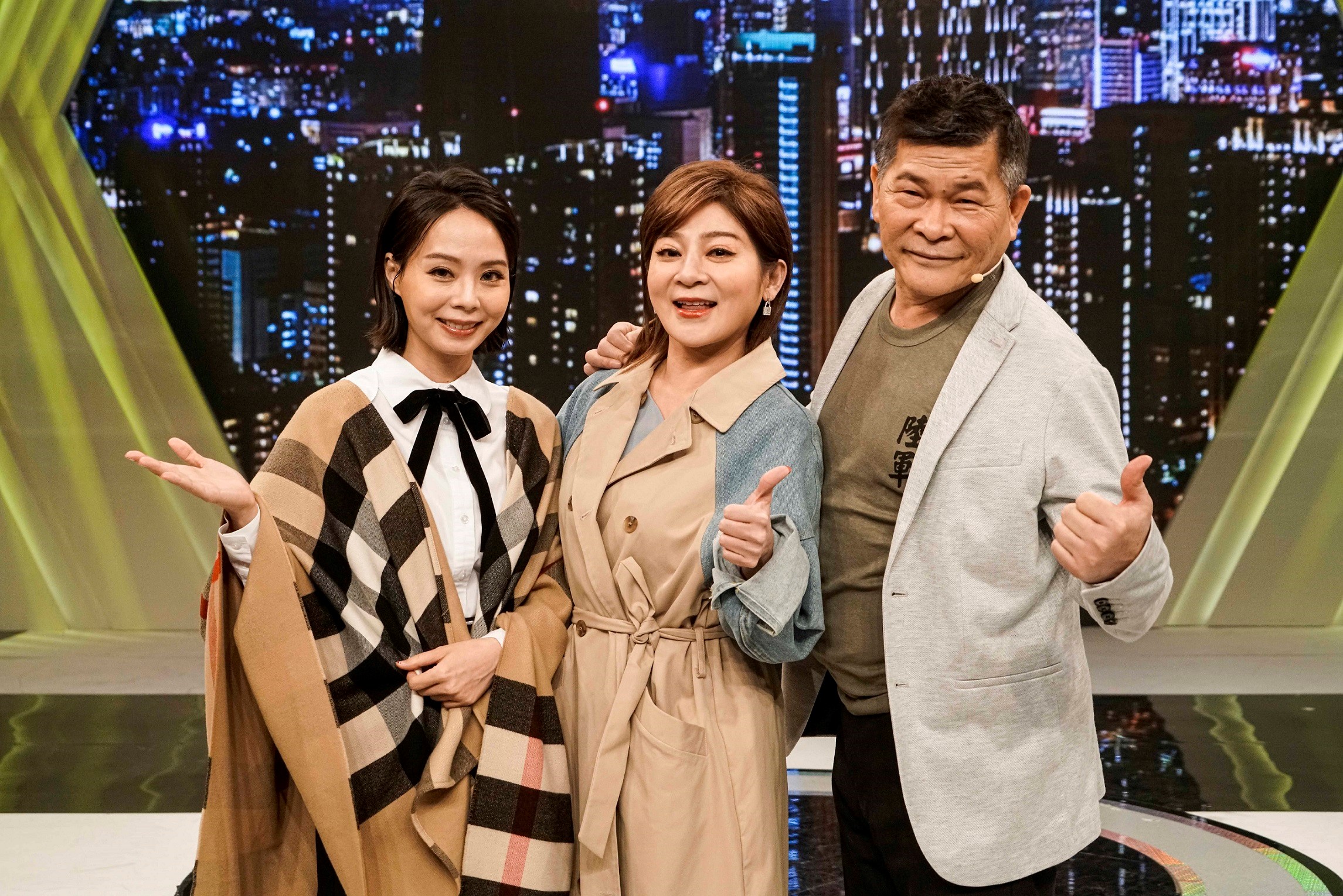 王彩樺受澎恰恰、孫淑媚邀請，參加《樂來越好聽》錄影。（八大提供）