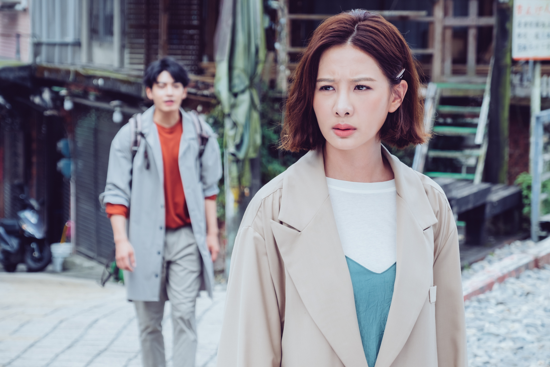 宋柏緯與安心亞在平溪再度相遇。（TVBS提供）