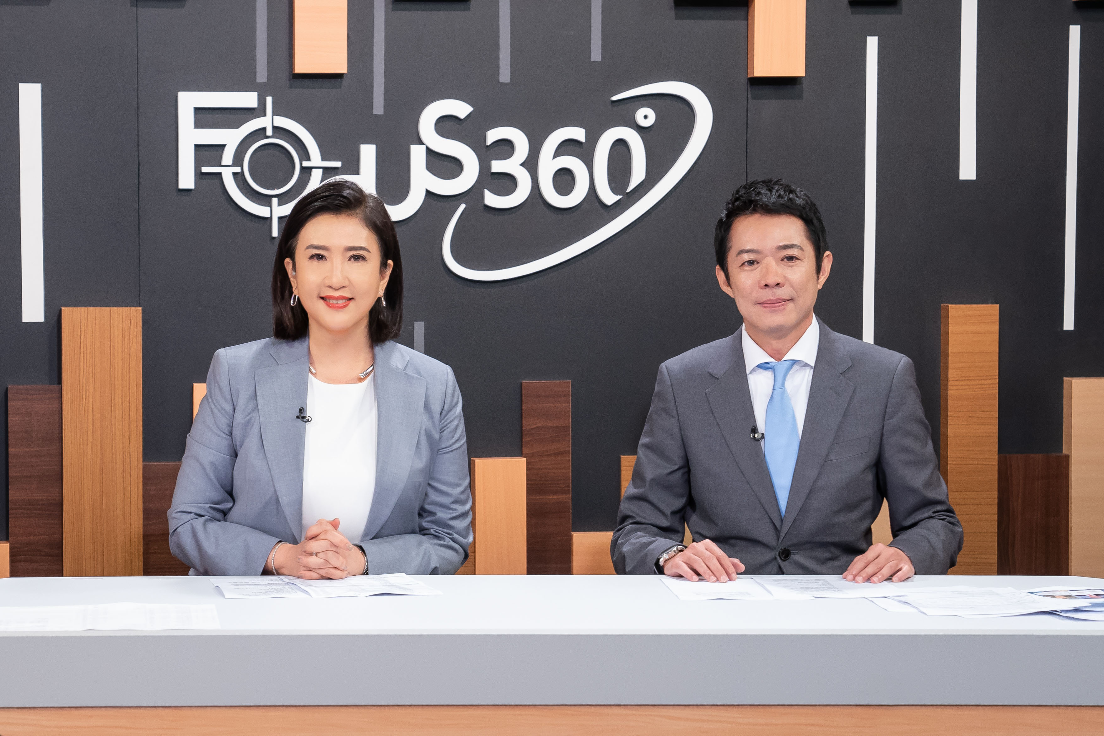 深度報導節目《FOCUS 360》由方念華主持，邀請各領域專家與主持人進行深度對話。（翻攝自TVBS）