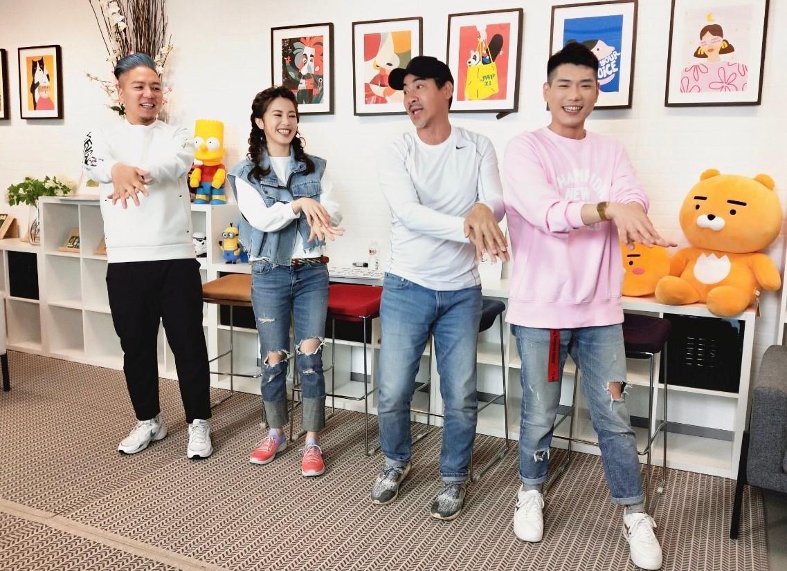 翁家明首度與廖苡喬合作，兩人飾演父女檔。（圖／民視提供）